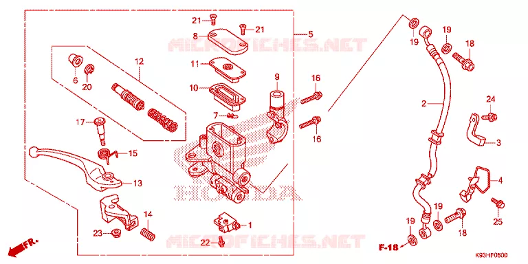 REMPOMP VOOR Honda SCOOTER 110 SCOOPY 2019  ACF110CBTK_TH