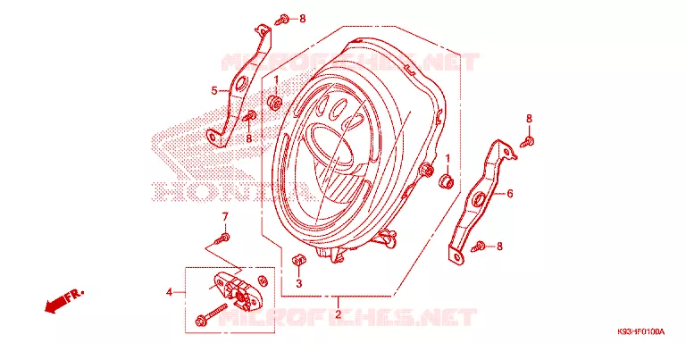 KOPLAMP Honda SCOOTER 110 SCOOPY 2019  ACF110CBTK_TH