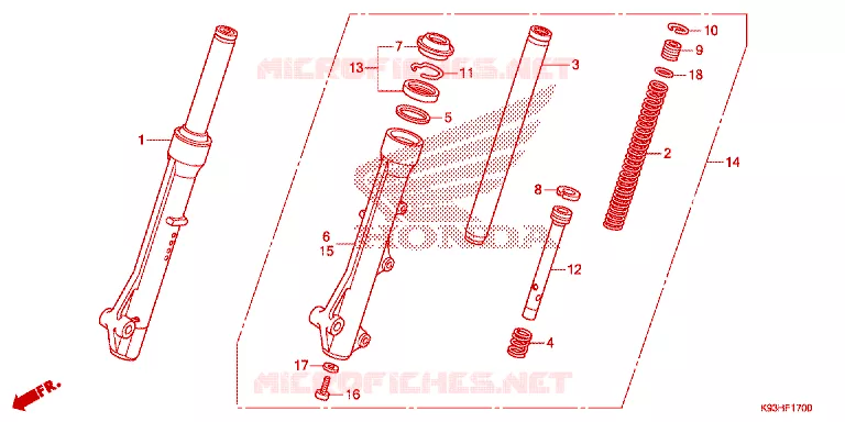 VOOR VORK Honda SCOOTER 110 SCOOPY 2020  ACF110CBTK_TH