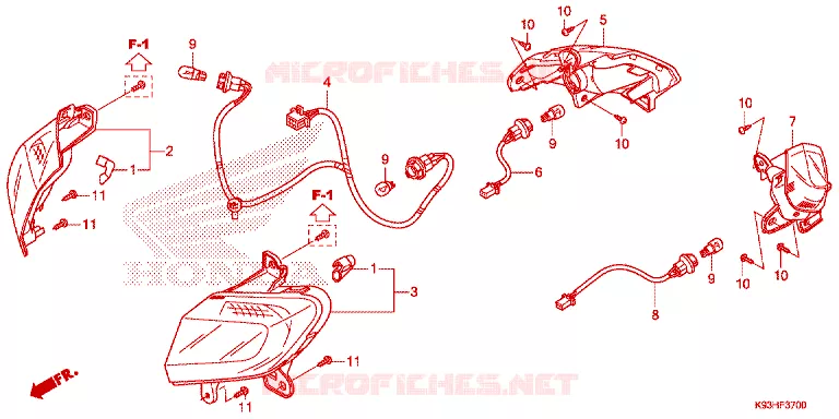 KNIPPERLICHT Honda SCOOTER 110 SCOOPY 2020  ACF110BTK_TH