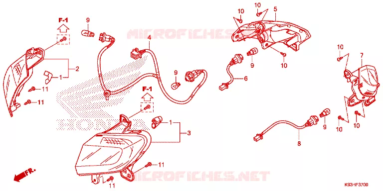 KNIPPERLICHT Honda SCOOTER 110 SCOOPY 2020  ACF110BTK-TH