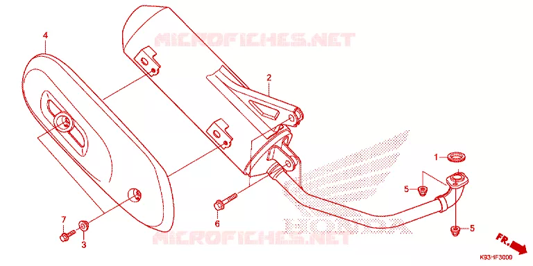 UITLAATDEMPER Honda SCOOTER 110 SCOOPY 2020  ACF110BTK-TH