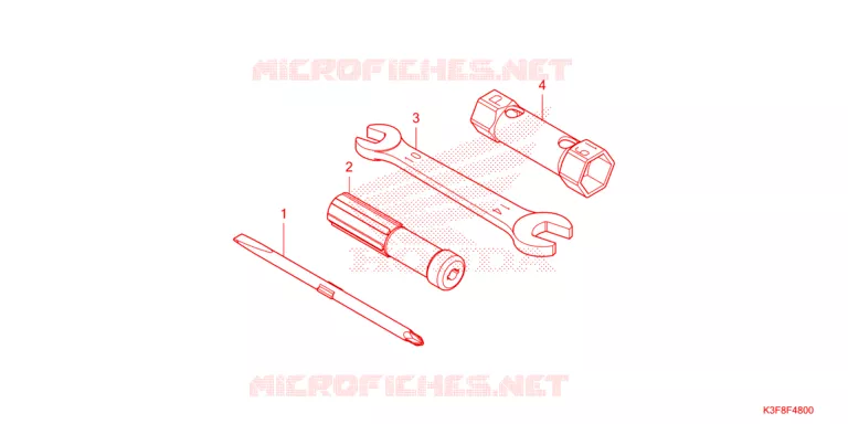 GEREEDSCHAP Honda MOTO 125 WAVE 2023  AFS125MSFP