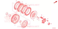 KOPPELING voor Honda WAVE 125 Electric start, Cast wheels 2023