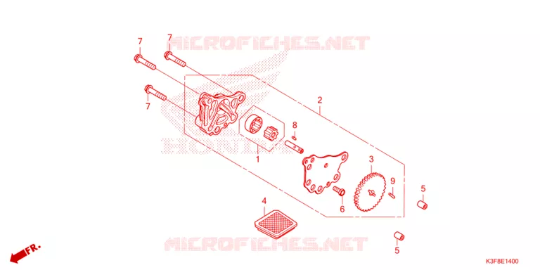 OLIEPOMP Honda MOTO 125 WAVE 2023  AFS125CSFP