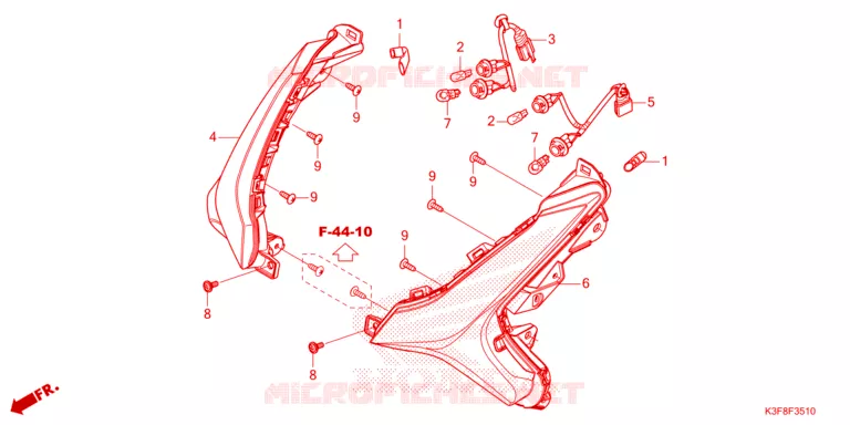 VOOR KNIPPERLICHT Honda MOTO 125 WAVE 2023  AFS125CSFP