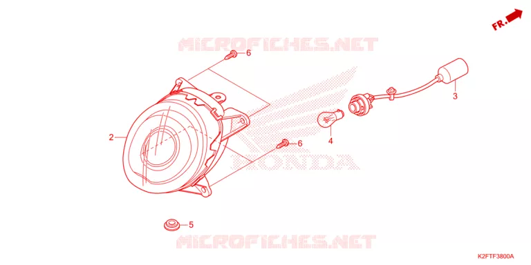 ACHTERLICHT Honda SCOOTER 110 SCOOPY 2021  ACF110CBTM