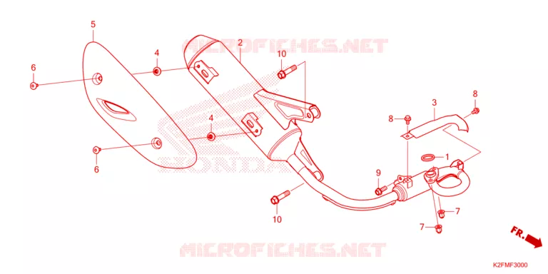 UITLAATDEMPER Honda SCOOTER 110 SCOOPY 2021  ACF110BTM