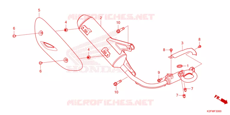 UITLAATDEMPER Honda SCOOTER 110 SCOOPY 2021  ACF110BTM