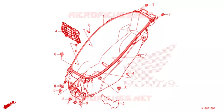 BAGAGEBOX Honda SCOOTER 150 PCX 2021  WW150HVM