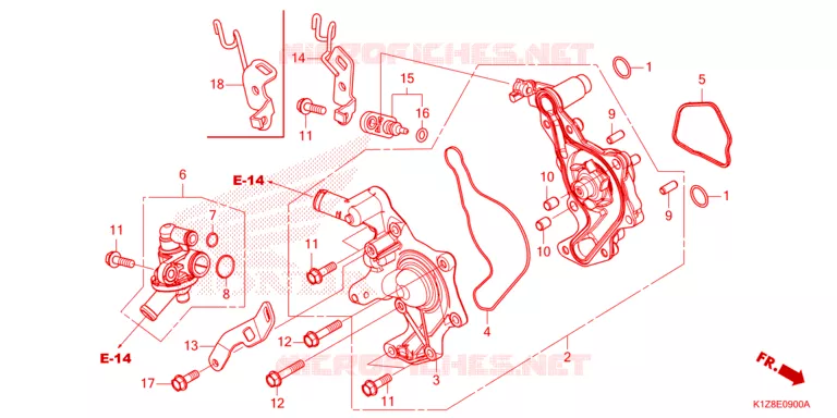 WATERPOMP Honda SCOOTER 150 PCX 2021  WW150HVM