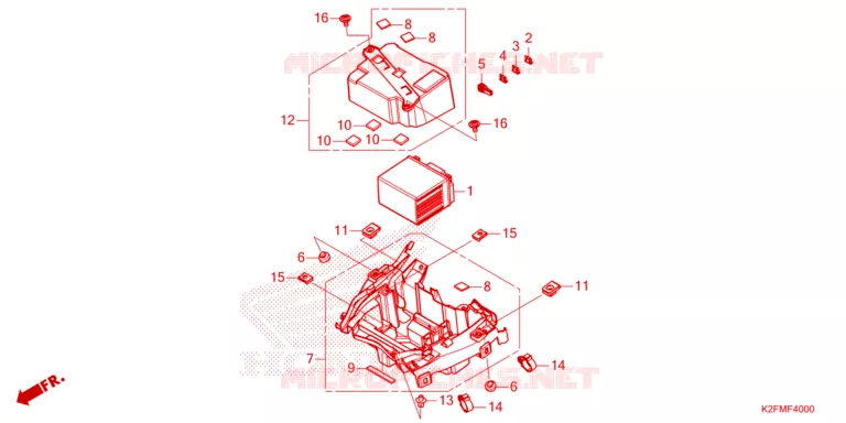 ACCU Honda SCOOTER 110 SCOOPY 2021  ACF110BTM