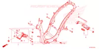 FRAME CHASSIS voor Honda SCOOPY 110 CLUB 12 2022