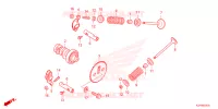 NOKKENAS/KLEP voor Honda SCOOPY 110 CLUB 12 2022