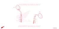 SPIEGEL voor Honda SCOOPY 110 CLUB 12 2022