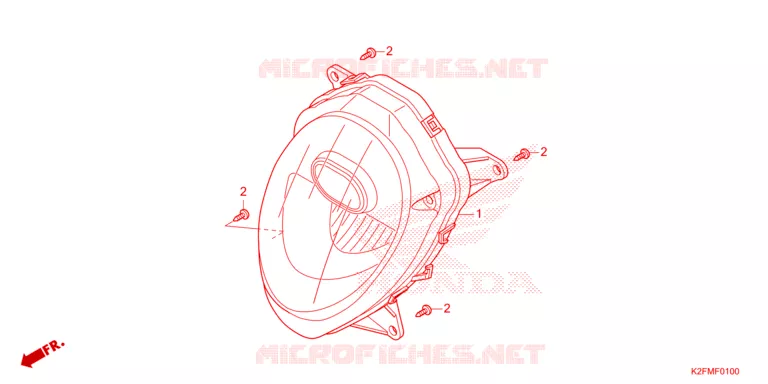 KOPLAMP Honda SCOOTER 110 SCOOPY 2022  ACF110CBTN