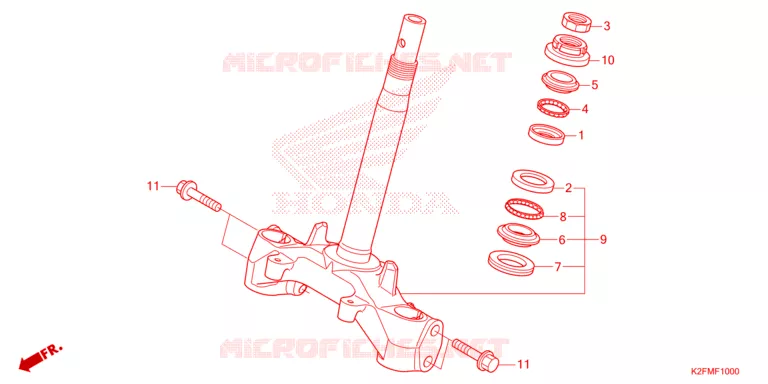 STUURDEMPER Honda SCOOTER 110 SCOOPY 2022  ACF110CBTN