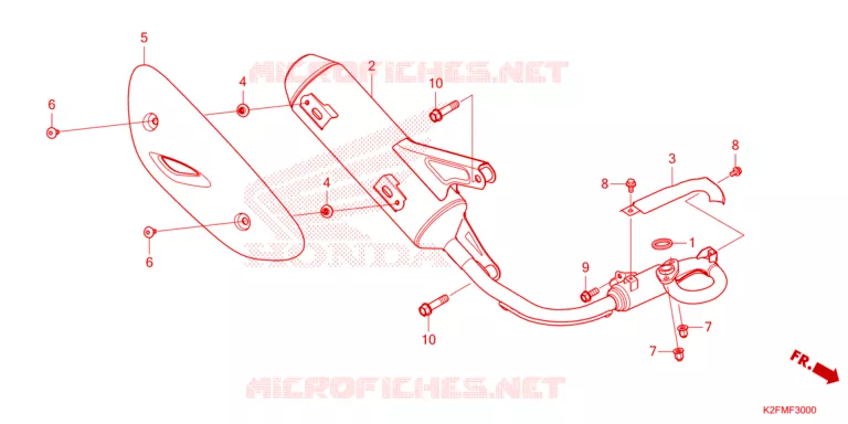 UITLAATDEMPER Honda SCOOTER 110 SCOOPY 2022  ACF110CBTN
