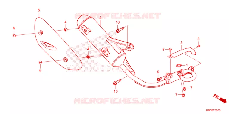 UITLAATDEMPER Honda SCOOTER 110 SCOOPY 2022  ACF110CBTN