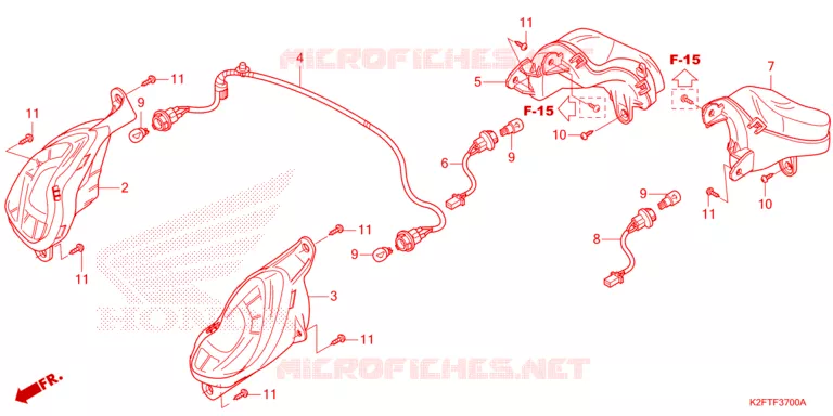 KNIPPERLICHT Honda SCOOTER 110 SCOOPY 2023  ACF110BTP_2TH