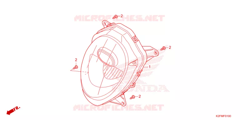 KOPLAMP Honda SCOOTER 110 SCOOPY 2023  ACF110CBTP_TH