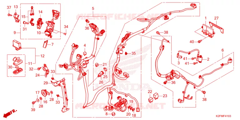 BEDRADINGSBUNDEL Honda SCOOTER 110 SCOOPY 2023  ACF110CBTP_TH