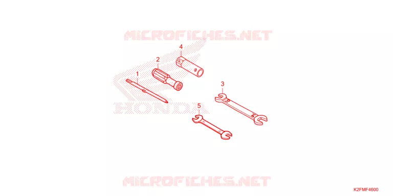 GEREEDSCHAP Honda SCOOTER 110 SCOOPY 2023  ACF110CBTP_TH