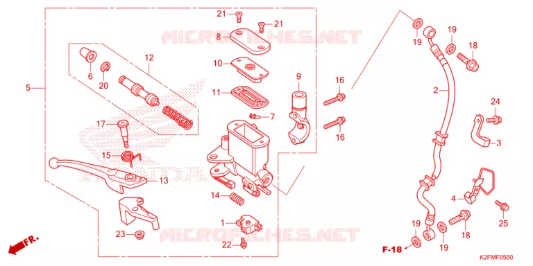 REMPOMP VOOR Honda SCOOTER 110 SCOOPY 2023  ACF110CBTP_TH