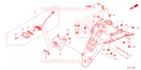 ACHTERSPATBORD  voor Honda SCOOPY 110 CLUB 12 2023