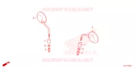 SPIEGEL voor Honda SCOOPY 110 CLUB 12 2023