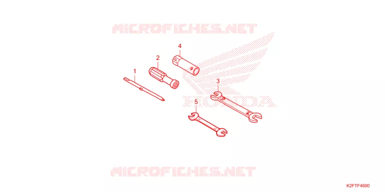 GEREEDSCHAP Honda SCOOTER 110 SCOOPY 2023  ACF110CBTP_TH