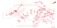 ACHTERSPATBORD  voor Honda SCOOPY 110 URBAN 2024