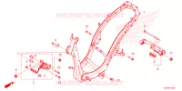FRAME CHASSIS voor Honda SCOOPY 110 URBAN 2024