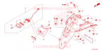 ACHTERSPATBORD  voor Honda SCOOPY 110 URBAN 2024