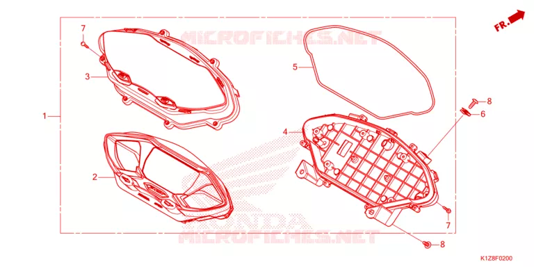 COMBINATIEMETER Honda SCOOTER 160 PCX 2021  WW150AM_TH