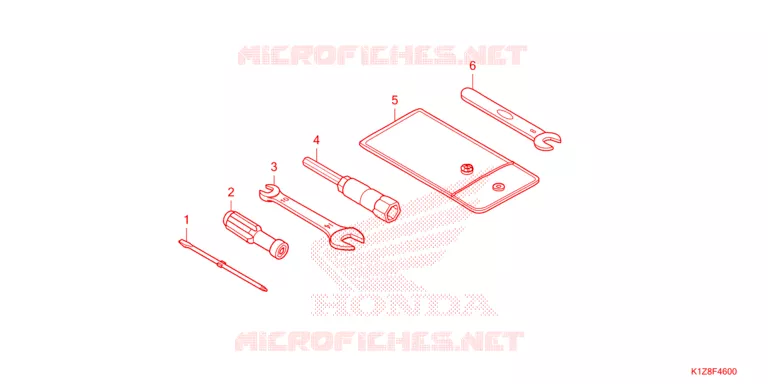 GEREEDSCHAP Honda SCOOTER 160 PCX 2021  WW150AM_TH