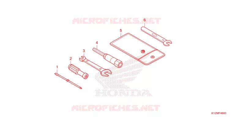 GEREEDSCHAP Honda SCOOTER 160 PCX 2023  WW160P