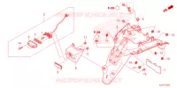 ACHTERSPATBORD  voor Honda SCOOPY 110 PRESTIGE 2024
