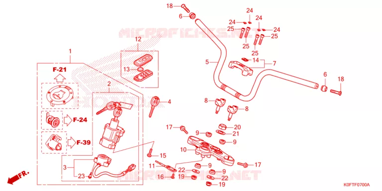 STUUR Honda MOTO 125 MONKEY 2023  Z125MN