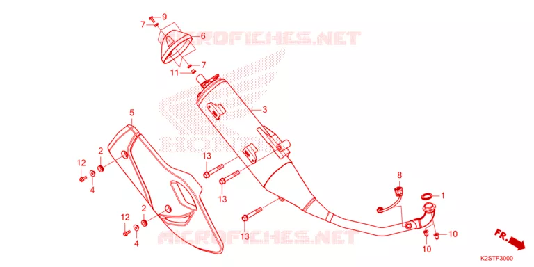 UITLAATDEMPER Honda SCOOTER 160 CLICK 2024  ACB160CATR
