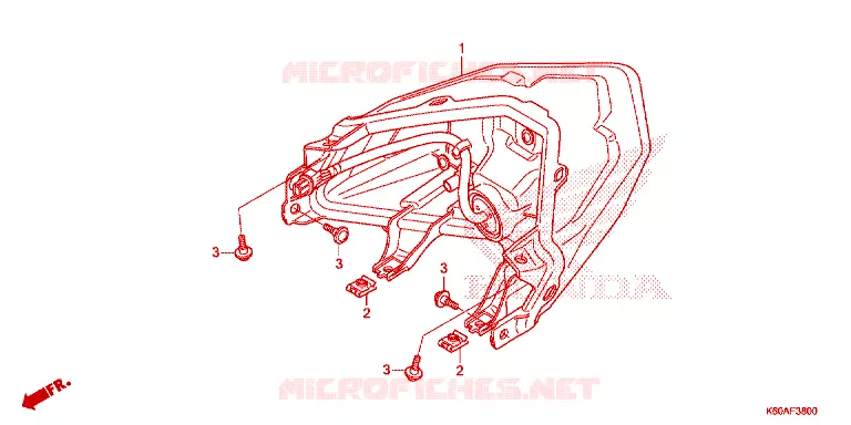 ACHTERLICHT Honda SCOOTER 125 CLICK 2020  ACB125BTL