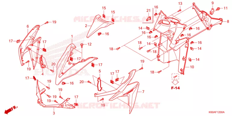 VOORKAP Honda SCOOTER 125 CLICK 2021  ACB125BTM