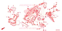 ACHTERSPATBORD / KENTEKEN VERLICHTING voor Honda CLICK 125 SPOKED WHEELS 2023