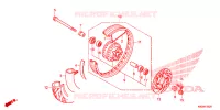 VOORWIEL voor Honda CLICK 125 SPOKED WHEELS 2023