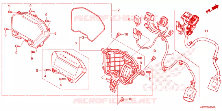 COMBINATIEMETER Honda SCOOTER 125 CLICK 2023  ACB125BTP