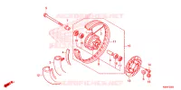 VOORWIEL voor Honda CLICK 125 SPOKED WHEELS 2023