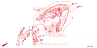ACHTER COMBINATIE LICHT voor Honda CLICK 125 I Idling Stop Casted Wheels 2019