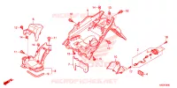 ACHTERSPATBORD / KENTEKEN VERLICHTING voor Honda CLICK 125 I Idling Stop Casted Wheels 2019