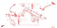 HOOFD STANDAARD/REMPEDAAL voor Honda CLICK 125 I Idling Stop Casted Wheels 2019