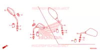 SPIEGEL voor Honda CLICK 125 I Idling Stop Casted Wheels 2019